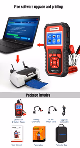 Konnwei KW870 OBD2 diagnostinis skeneris ir akumuliatorių testeris