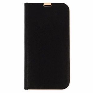 Knygos dėklas su rėmeliu Iphone 13 Pro Max juodas