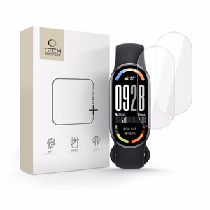 Tech-Protect Gydro Flex+ hydrogel film 2-pack for Xiaomi Smart Band 8 / 9 / 10 / NFC - transparent
