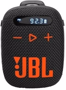 Wireless speaker JBL Wind 3 with handlebar holder black and orange