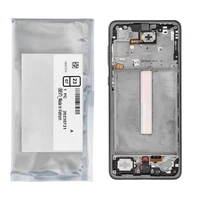 ServicePack LCD ekranas SAMSUNG A33 5G A336B GH82-28143A juodas