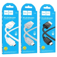 Kabelis USB A į Micro USB Hoco 2,4A 1 m X113 pilkas