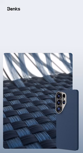 Benks Magnetic Armor Tint Kevlar 1000D (B048) for Samsung Galaxy S26 mėlynas