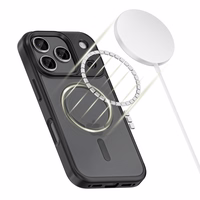 Tech-Protect MagMat XT 4-rinkinys Magnetinis dėklas telefonui iPhone 17 Pro Max - Matinis juodas