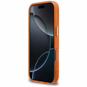Karl Lagerfeld IML K Head Logo MagSafe Dėklas for iPhone 17 Pro - oranžinis