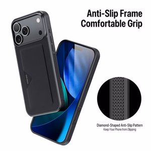 Dėklas Dux Ducis "Pocard" Apple iPhone 17 Pro Max juodas