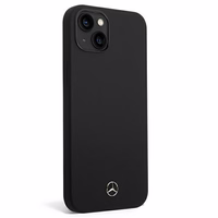 Dėklas telefonui (m) Mercedes Silicone Line MagSafe iPhone 14 Plus - juodas