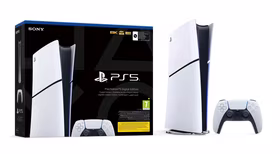 Sony PlayStation 5 Digital Slim e-chassis 825 GB Juoda, Balta