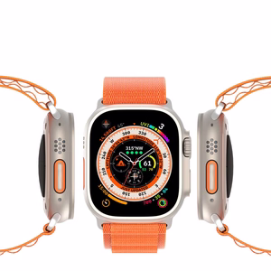 DUX DUCIS dirželis GS nailoninis Apple Watch 42 / 44 / 45 / 49 mm oranžinis