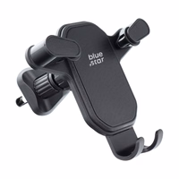 BLUE STAR gravitacinis automobilinis laikiklis oro angai TRIANGULAR, juodas