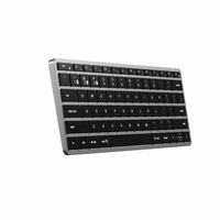 Belaidis keyboard QWERTY Satechi Slim X1 ST-BTSX1S sidabrinis