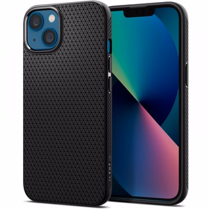 Spigen Liquid Air Чехол для iPhone 13 mini матовый чёрный