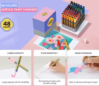 Akriliniai markeriai - flomasteriai ARRTX, 48 spalvų