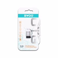 BWOO adapteris USB-C - USB pilkas OTG BZ-38