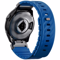 UNIQ Fluo x Smart-Fit dirželis Garmin 22mm niebieski