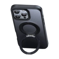 McDodo PC-4933 MagSafe dėklas iPhone 16 Pro Max su stovu (juodas)