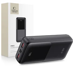 Išorinė baterija Tech-Protect PB02 20000mAh 22.5W - juoda