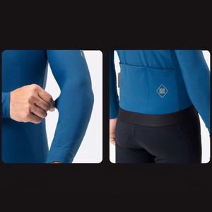 Rockbros YDWT020 Diamond cycling jersey spring/autumn/winter size XS - blue