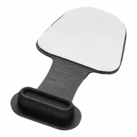 Lightning įkrovimo lizdo dangtelis su laikikliu juodas