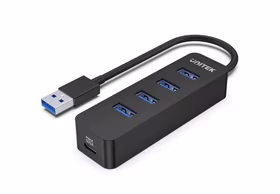 UNITEK KONCENTRATORIUS USB-A 4X USB-A 3.1, AKTYVUS, 10W, H1117A