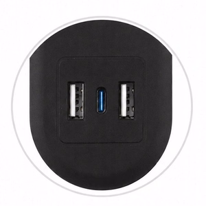 Удлинитель 4 розетки + 2 x USB A + USB C Art FU810 1,5 м черный