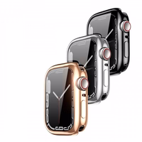 Dėklas Dux Duxis "Samo" skirtas Apple Watch 7 45mm sidabrinis (kartu su LCD apsauginiu stikliuku)