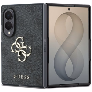 Juodas „Guess Big 4G Logo“ dėklas, skirtas „Samsung Galaxy Z Fold8“