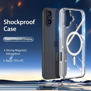 Dux Ducis чехол Clin MAG совместимый с MagSafe для iPhone 15 Plus прозрачный