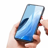 Dux Ducis Fino dėklas padengtas nailono medžiaga Oppo Reno7 Pro 5G juodas