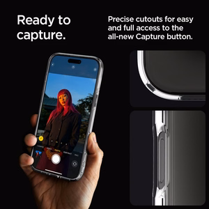 Spigen Ultra Hybrid dėklas telefonui iPhone 16 Pro - skaidrus