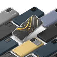 Ringke Onyx Dizaino Tvirtas TPU dėklas telefonui Xiaomi Poco M3 tamsiai mėlynas (OXXI0002)