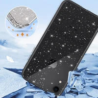 Crystal Glitter dėklas Iphone XR (6,1") sidabrinis