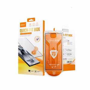 Grūdintas stiklas Quick-Fit 5D Samsung S921 S24 / S931 S25 (Blister)