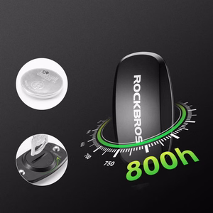 Rockbros HRM812 Bluetooth ANT+ širdies ritmo jutiklio diržas, IP67 – spalva: juoda