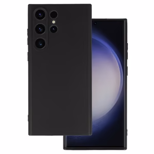 MATT dėklas Samsung Galaxy S23 Ultra juodas