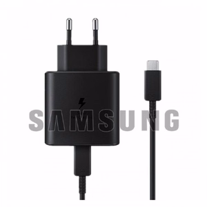 Įkroviklis Samsung EP-TA845 45W + Type-C kabelis juodas