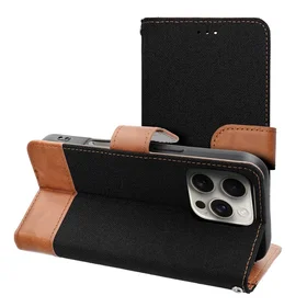 Dėklas telefonui JEANS Book skirtas iPhone 16e (SE 4 2025) - juodas