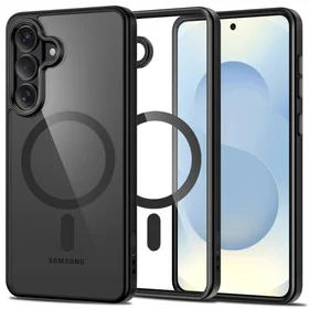 Tech-Protect Magmat MagSafe Case for Samsung Galaxy S26 - Transparent Black