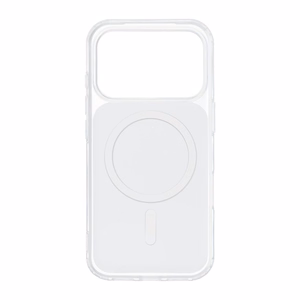 Case for iPhone 17 Pro Max / 18 Pro Max (low camera edge) Clear Fusion Mag Cover compatible with MagSafe white