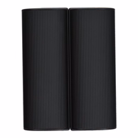 Išorinė baterija VEGER 2 x 5000 mAh su rankų šildytuvu 2,4A 2 vnt juoda ir sidabrinė