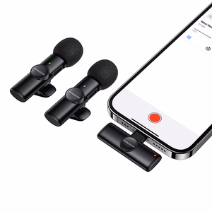 Borofone Lavalier wireless microphone BFK16A Winner Lightning black - 2 pieces