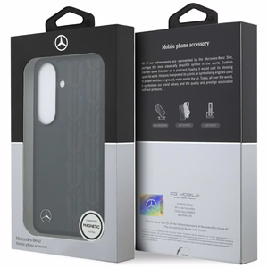 Mercedes Laurel Leaves MagSafe Dėklas for Samsung Galaxy S26 - juodas