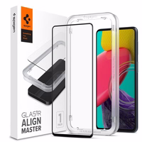 Spigen ALM Glass FC grūdintas stiklas Samsung Galaxy M53 5G - juodas