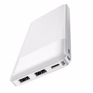 Išorinė baterija Hoco 10000 mAh 2A J72 balta