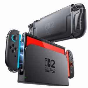 Supcase Crystal Case for Nintendo Switch 2 - Transparent Black