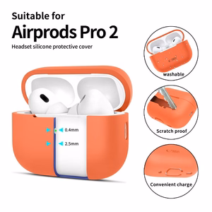 Tech-Protect Silikoninis dėklas Apple AirPods Pro 1/2 - oranžinis