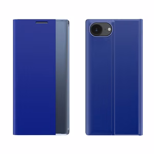 Чехол New Sleep Case с откидной крышкой и подставкой для iPhone 16e / 17e - синий