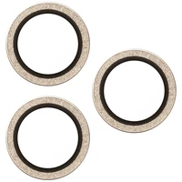 PanzerGlass Hoops Glitter Tempered Glass Lens Apsauginis stiklas skirtas iPhone 17 Pro / 17 Pro Max / 16 Pro / 16 Pro Max - auksinis