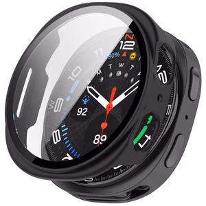 Tech-Protect Defense 2-Pack dėklas, skirtas Samsung Galaxy Watch 40mm – skaidrus ir matinis juodas