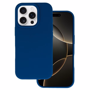 Tel Protect silikoninis dėklas telefonui Iphone 16 Pro tamsiai mėlynas
